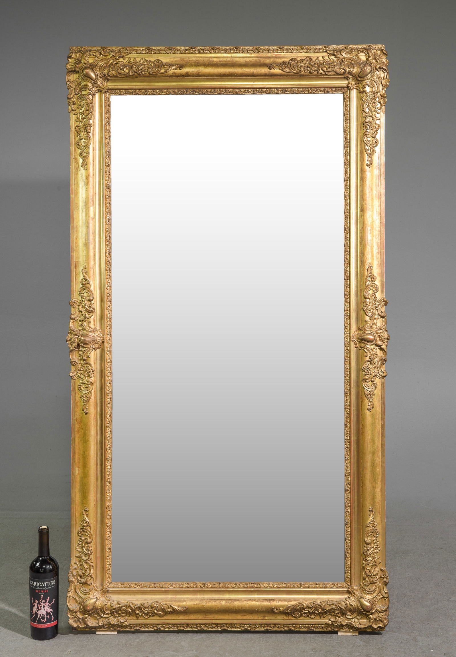French Gold Gilt Tall Framed Mirror (1 of 5)
