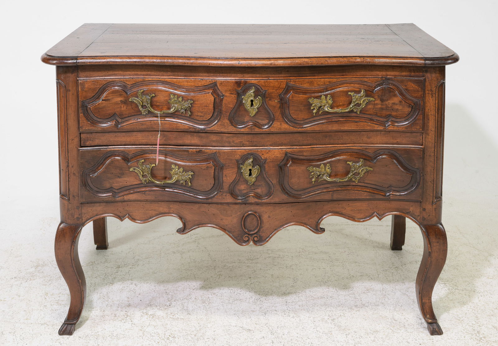 Louis XV Style Two Drawer Chest c.1890's-1920's (1 of 5)