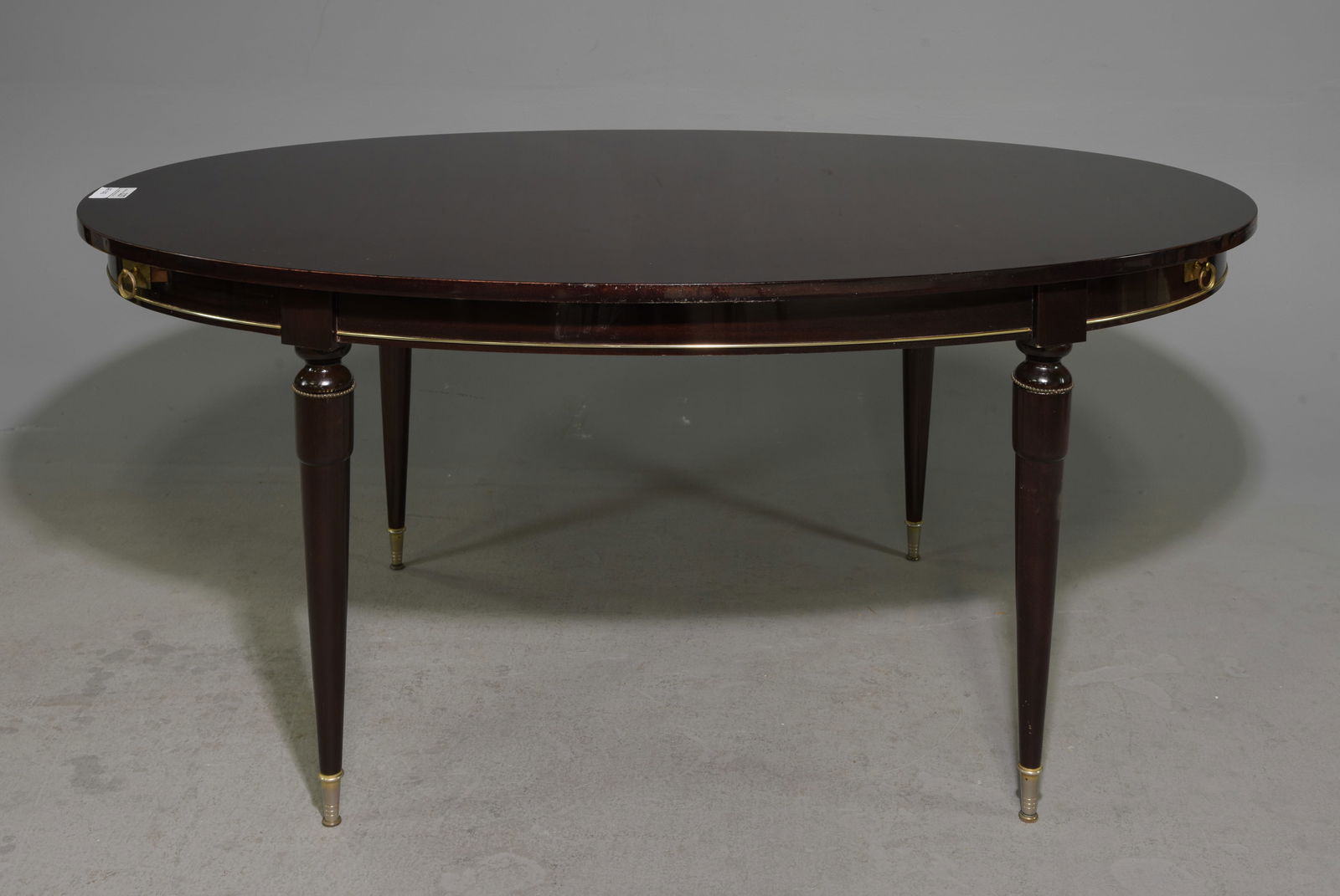 Louis XVI Style Mahogany Dining Table with 2 Leaves (1 of 6)