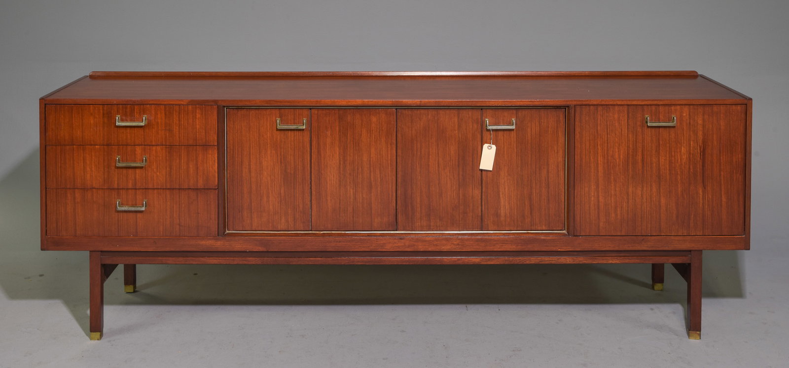 Mid Century Modern Sideboard with Metal Pulls (1 of 7)
