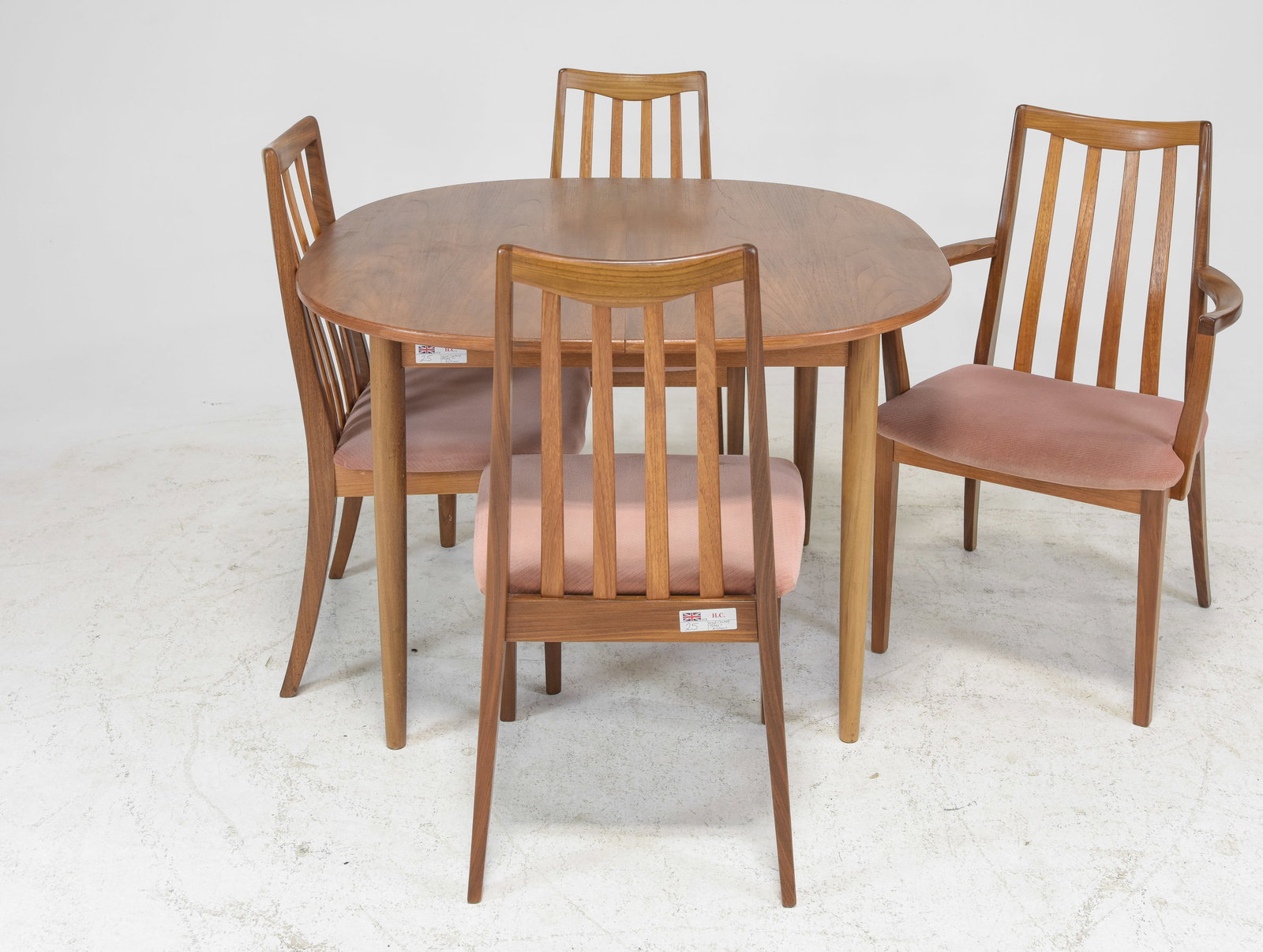 Mid Century Round Dining Table & 4 Chairs - Gplan (1 of 9)