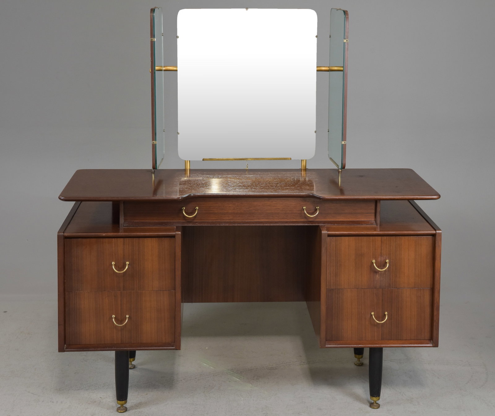 Mid Century Modern Tola Dresser - Gplan: Danish Modern Style Dresser by Gplan part of their Tola Range - 52.5 inches tall x 49 x 18.5, kneehole is 24.5 in x 18