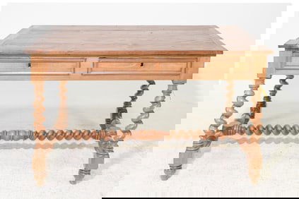 Louis XIII Style French Twist Writing Table