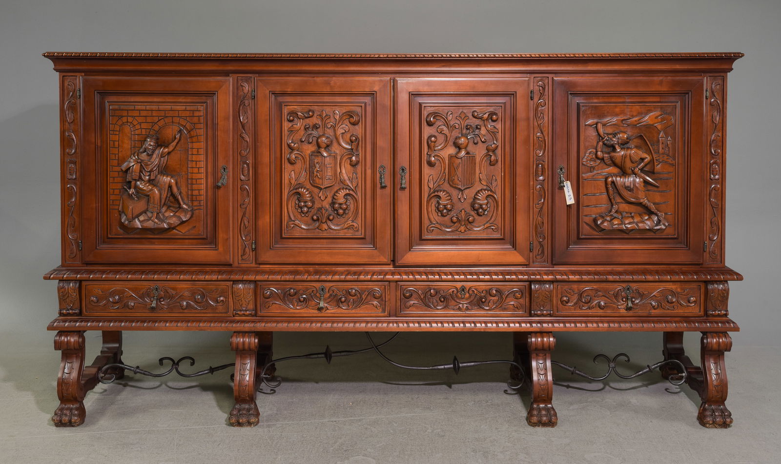 Spanish Renaissance Style Large Sideboard (1 of 8)