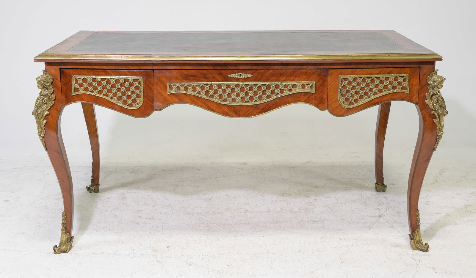 Empire Style Gilded Ormolu Adorned Desk (1 of 7)