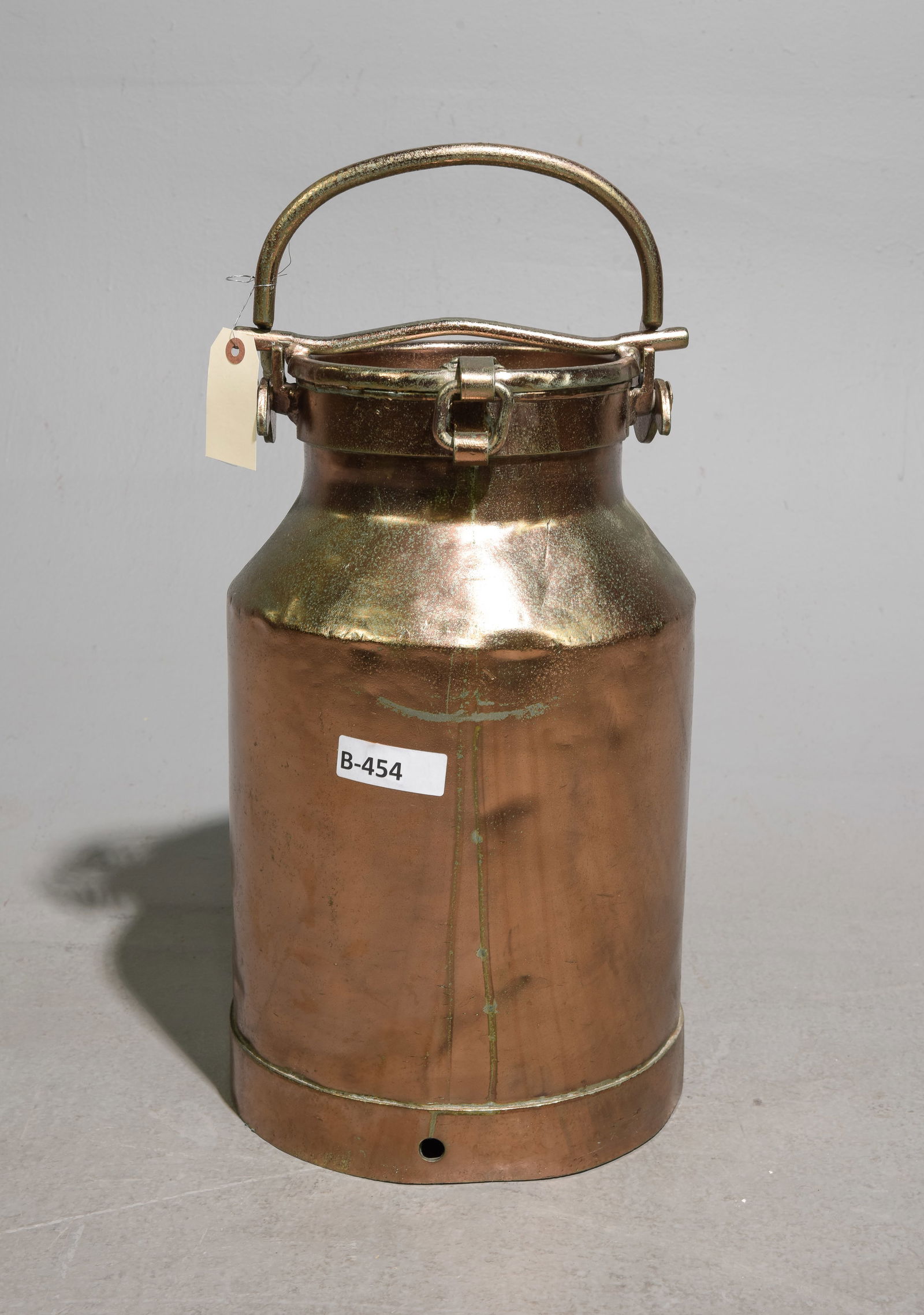Copper / Brass Milk Can: Copper / Brass Milk Can - 20 in tall x 12 x 12