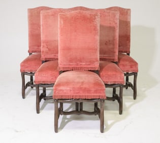 French Mouton Style Set of 6 Dining Chairs