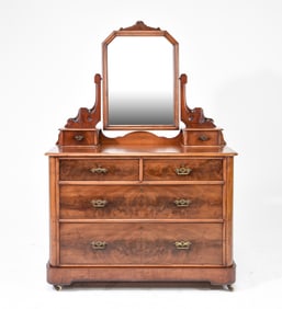 Victorian Mahogany Dressing Chest c.1920's