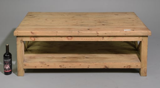 Rustic Large Farmhouse Coffee Table