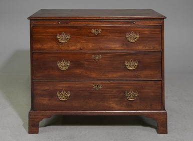Georgian Style Three Drawer Chest with Pull Out