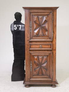 French Bonnetiere / Hall Robe: French Bonnetiere / Hall Robe - 67 in tall x 30 x 18.5