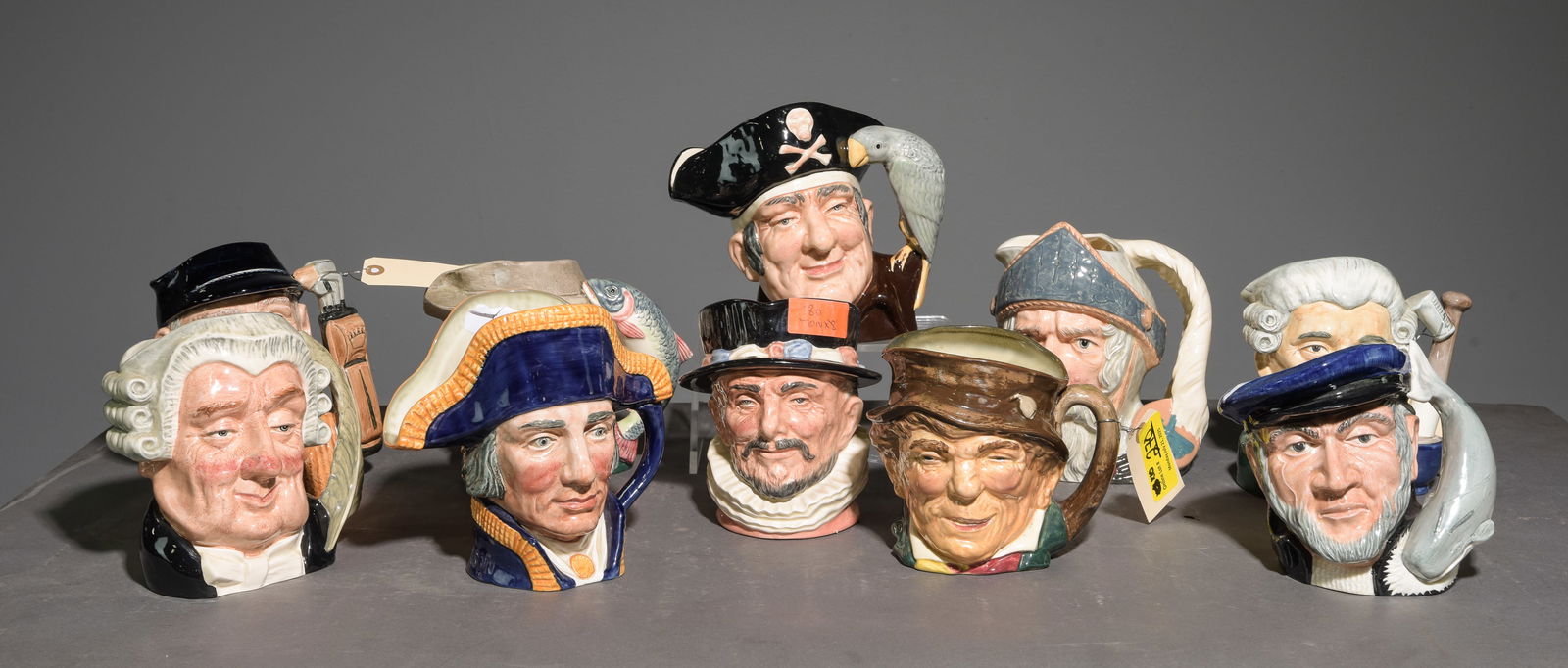 10 Assorted Royal Doulton Toby Mugs #2 (1 of 5)