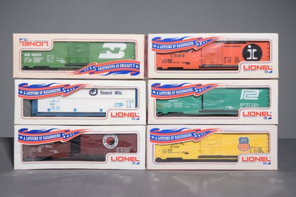 6 Lionel Train Cars in Original Boxes #3