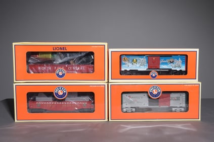 4 Lionel Holiday Train Cars in Original Boxes #2