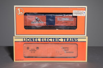 2 Lionel Train Cars in Original Boxes