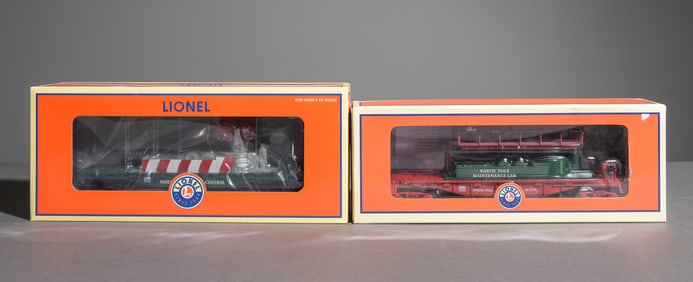 2 Lionel Holiday Train Cars in Original Boxes