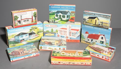 10 Bachmann Plasticville in Original Boxes #2