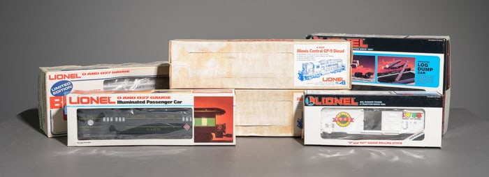 6pcs - Lionel Passenger Car, Budd Car, Etc.
