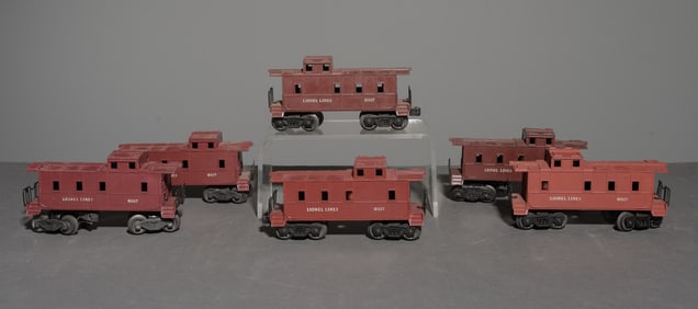 6 Lionel Cabooses #2