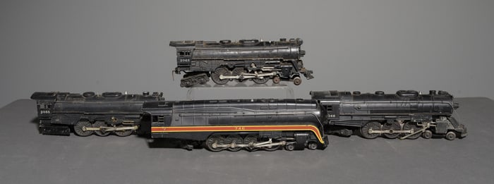 4pcs - Lionel Heavy Cast Metal Engines / Locomotives