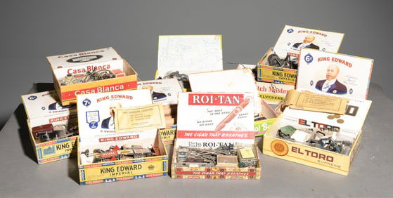 12 Boxes - Assorted Train & Track Components