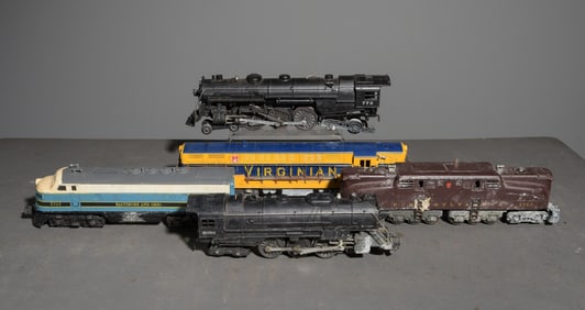 5pcs - Assorted Lionel Locomotives