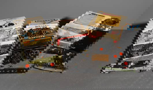 Vintage Model Railway Track Accessories #4: This lot consists of (39) Lionel O Gauge Switch Lanterns, (8) Lionel Control Units, (8) Vintage Lionel Track Billboard Advertisements, (6) Lionel No. 90 Control Switches, (5) No. 160 Bins, (4) Lionel