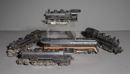 Five Lionel Locomotives