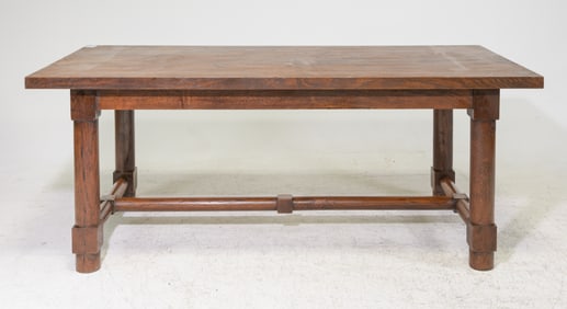 French Solid Oak Farmhouse Table