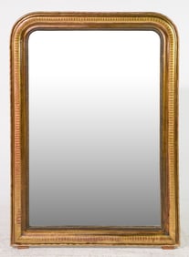 Louis Philippe Style Gold Gilt Framed Mirror #2