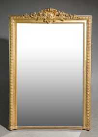 Louis XV Style Large Gold Framed Mirror