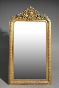Louis XV Style Gold Framed Mirror #2