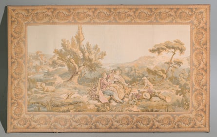 French Romantic Needlepoint Tapestry