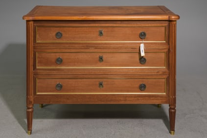 Louis XVI Style Three Drawer Chest