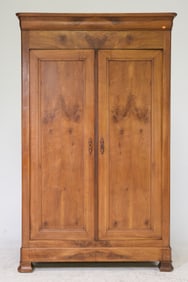 Louis Philippe Style Double Door Armoire
