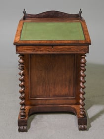 Birtish Mahogany Davenport Twist Desk