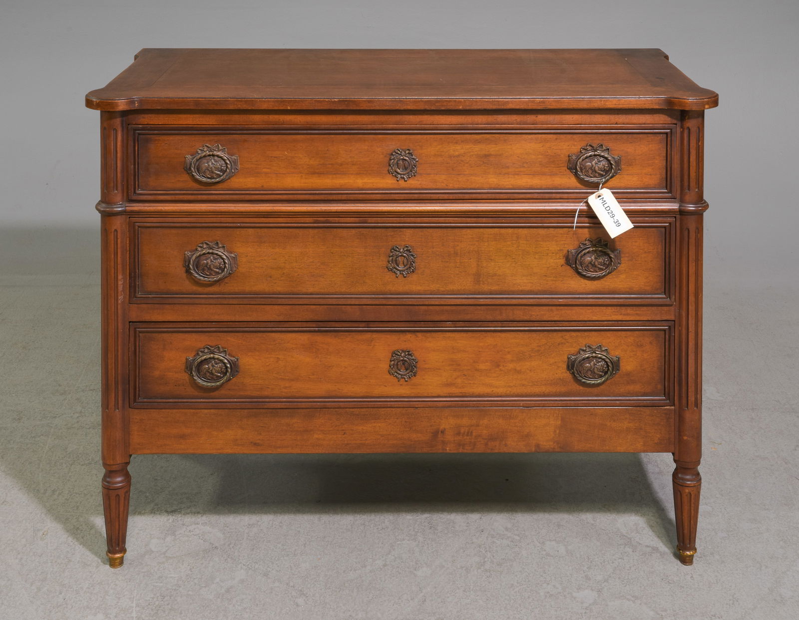 Louis XVI Style 3 Drawer Chest #2 (1 of 5)