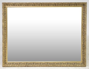Gold Framed Large Beveled Mirror