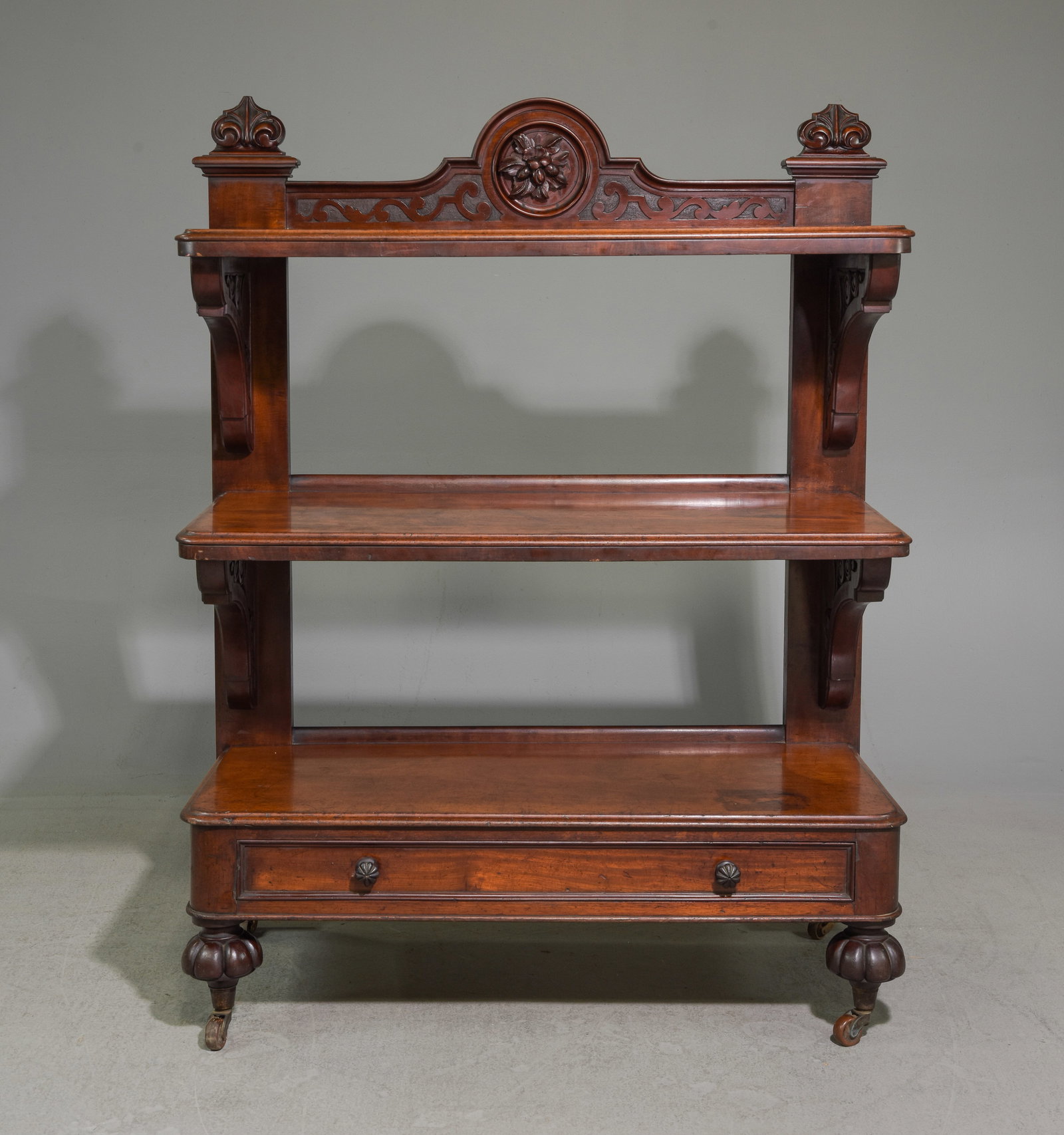 Victorian Style Mahogany Dumbwaiter / Server (1 of 10)