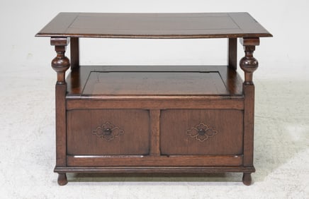 British Oak Monks Bench #1