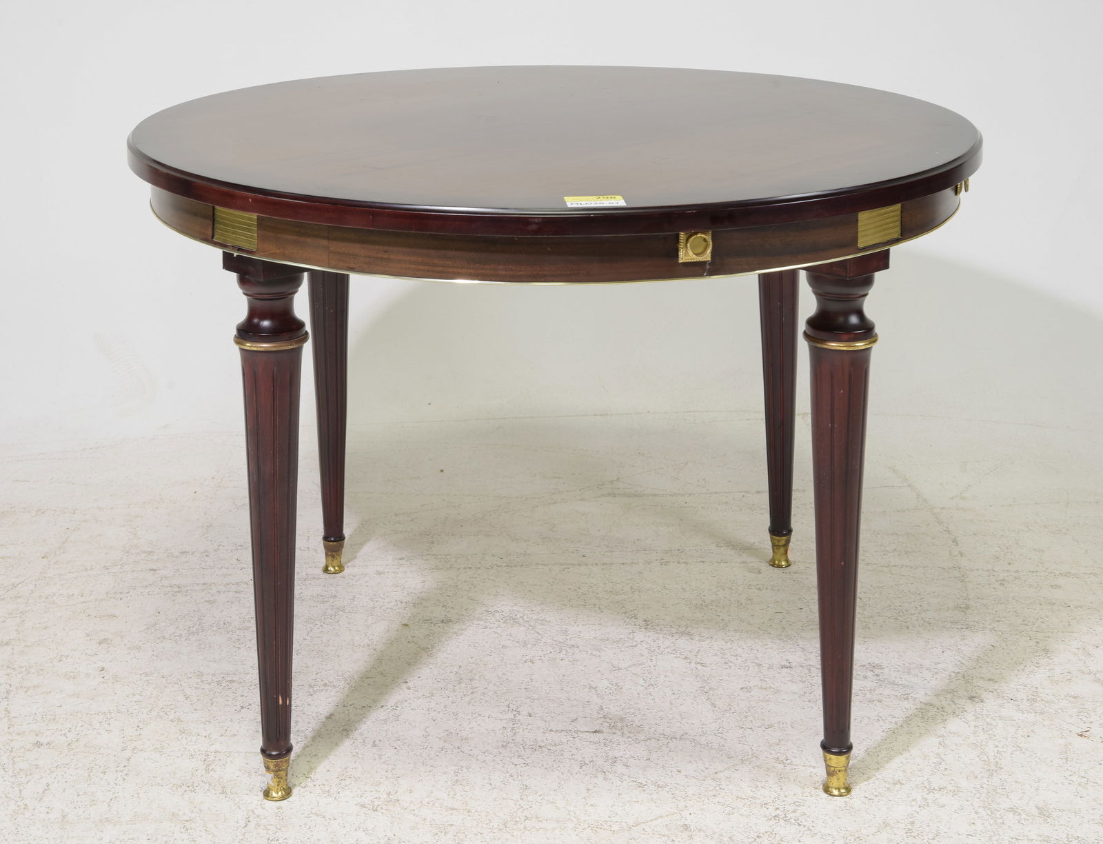 Louis XVI Style Round Mahogany Dining Table (1 of 3)