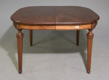 Louis XVI Style Walnut Dining Table