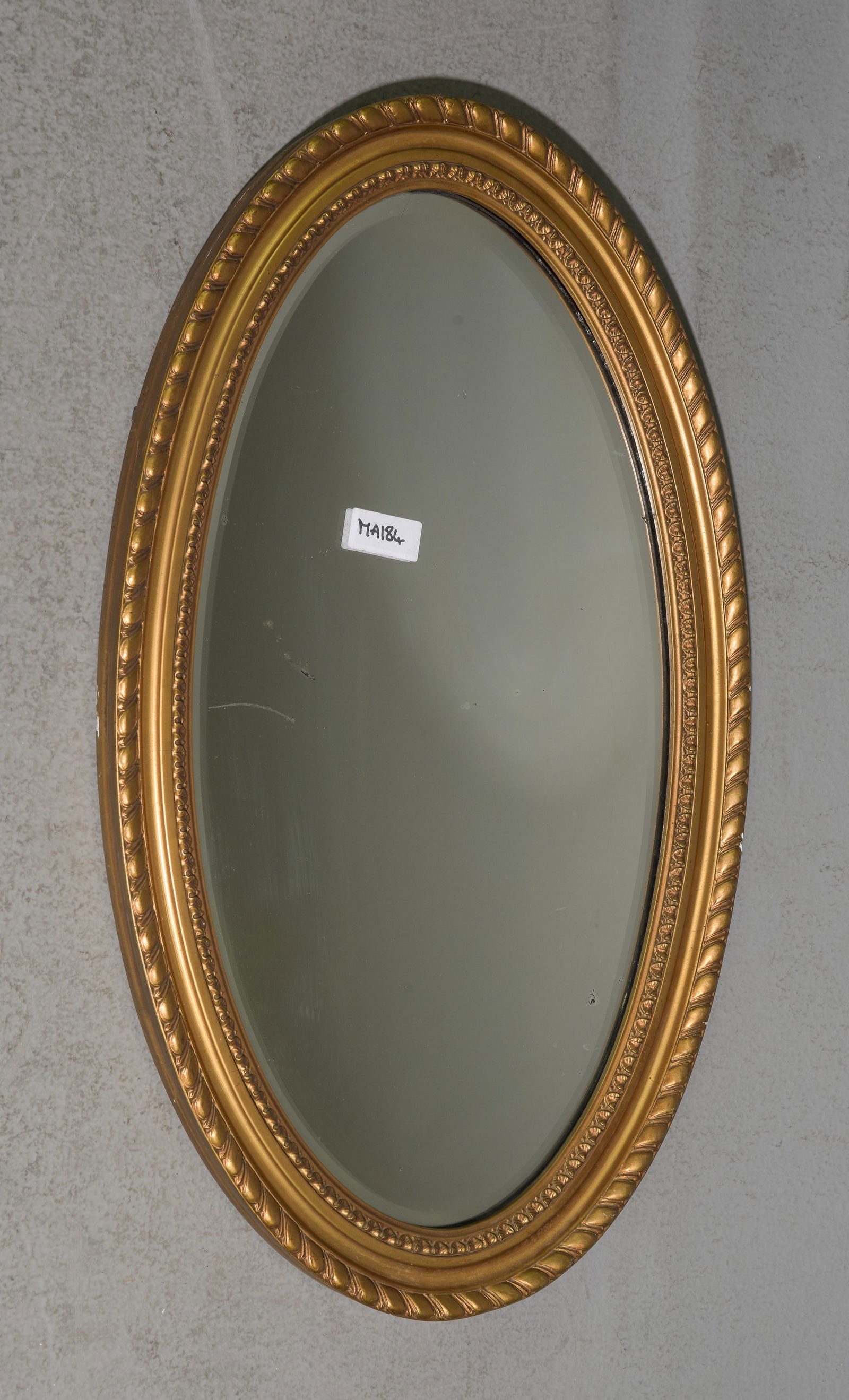 French Style Gold Framed Oval Mirror (1 of 3)