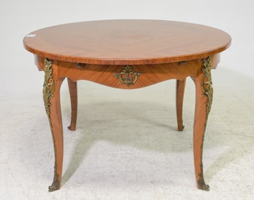 Louis XV Style Round Dining / Entry Table
