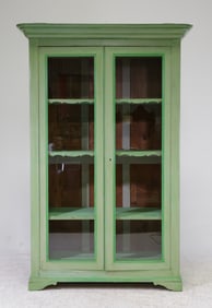 Louis Philippe Style Large Painted Cupboard