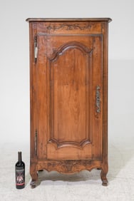 Louis XV Style Walnut Tall Jam / Hall Cupboard #1