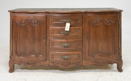 Louis XV / Country French Style Oak Sideboard