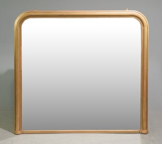 Louis Philippe Style Gold Painted Framed Mirror