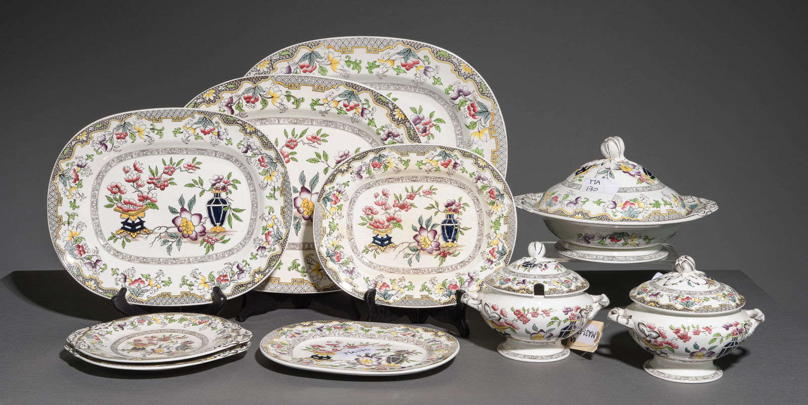 10pcs Mintons China Set - Platters, Tureen, Etc. (1 of 6)