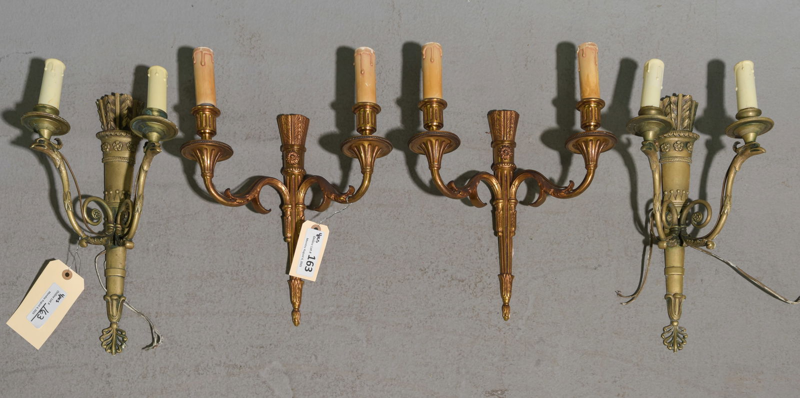 Two Pair of French Empire Style Sconces (1 of 3)